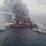 Fire & Explosion Continues on Wan Hai 503, Indian Coast Guard Continues Fire Fighting